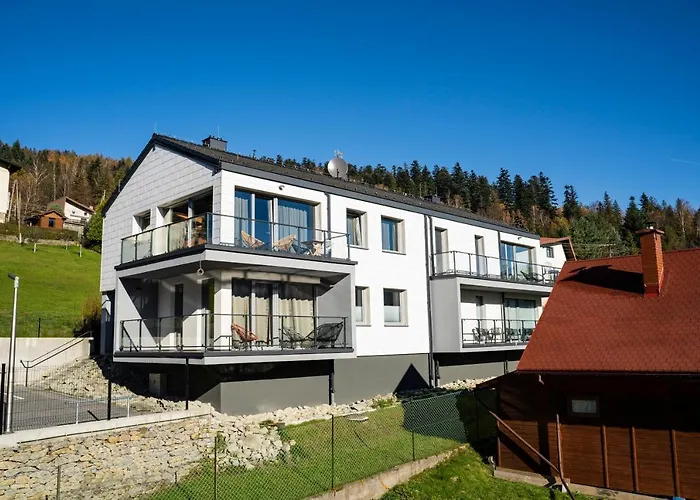 Ekskluzywny Apartament Z Prywatna Sauna Jodlowa 12 Widok Na Skrzyczne
